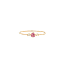 kalliope ring pink tourmaline and white diamonds
