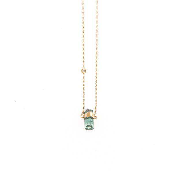 Rainbow tourmaline necklace shop