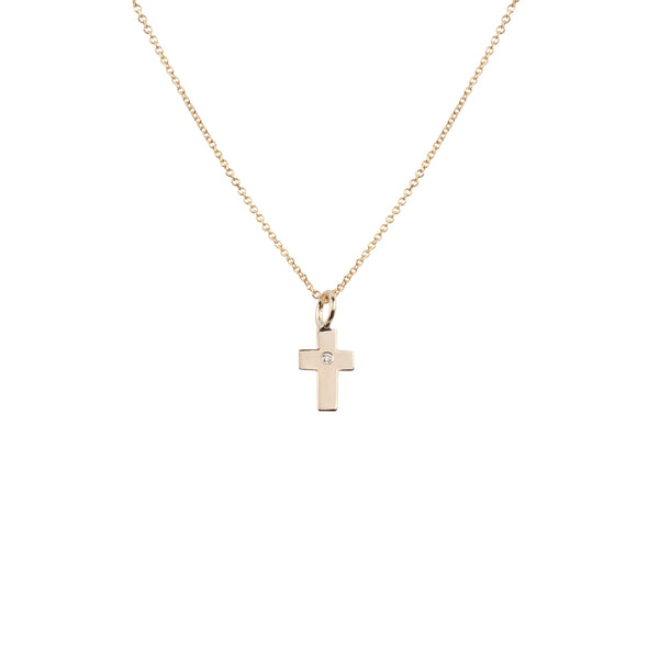 Gold on sale cross small