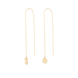 Moirai earrings in gold