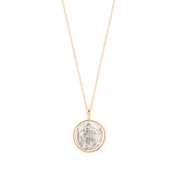 Dionysus Medal Necklace gold chain