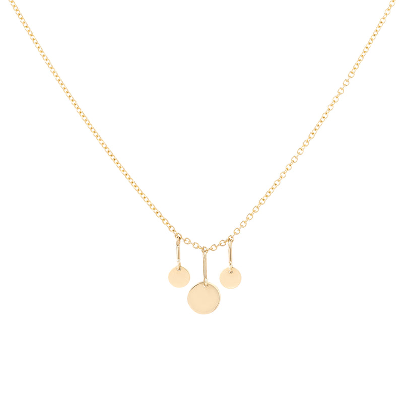 Moirai necklace in gold