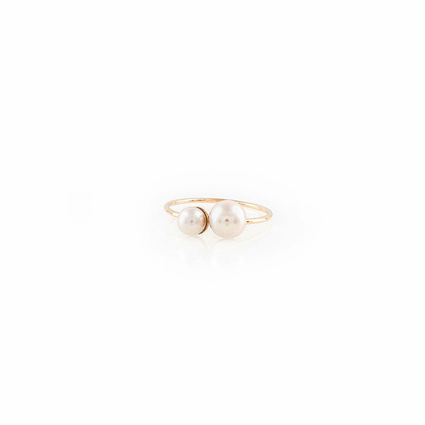 Double Pearl Ring
