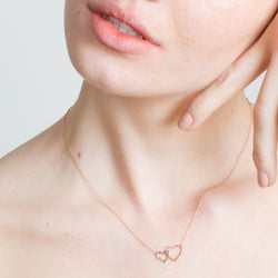 Two Hearts Necklace