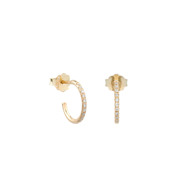 Hemera diamonds hoop earrings