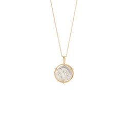 Twin (reversal Appolo) Medal Necklace 9K gold
