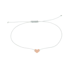 Rose Heart cord bracelet