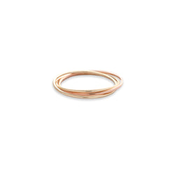 Triada Ring two-tone of gold